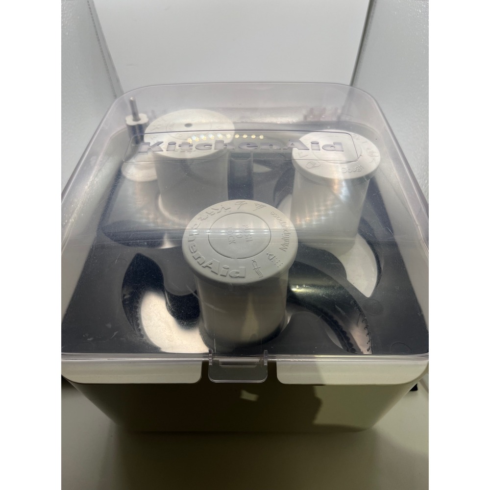 KitchenAid Food Processor Blade Storage Case with Multipurpose and Dough Blades